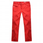 韩国进口 N2MLPT995 女士长裤(红)